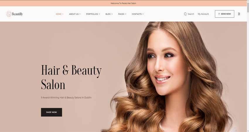 Beautifly- Beauty Salon WordPress Theme
