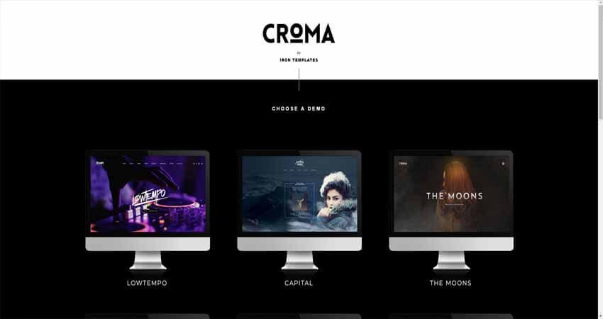 Croma-Music WordPress Theme