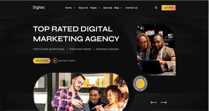 Digitec- Business and Agency WordPress Theme