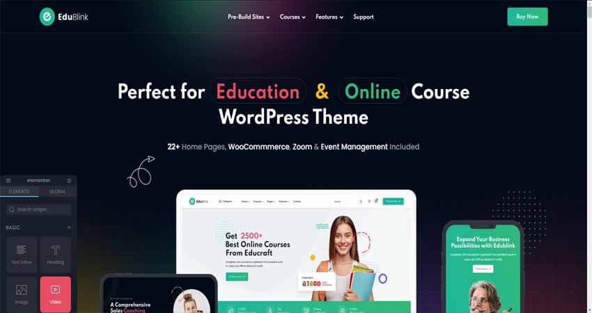 EduBlink- Education & Online Course WordPress Theme