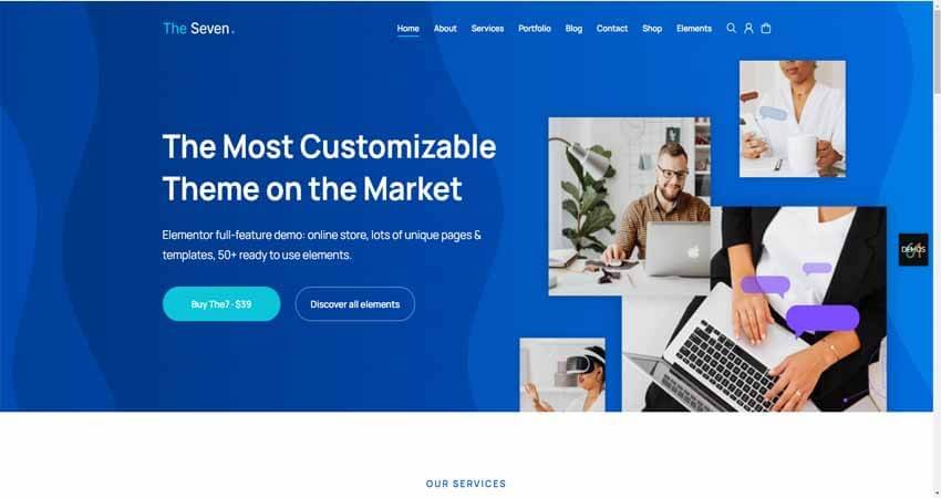 The7- Website and eCommerce Builder for WordPress