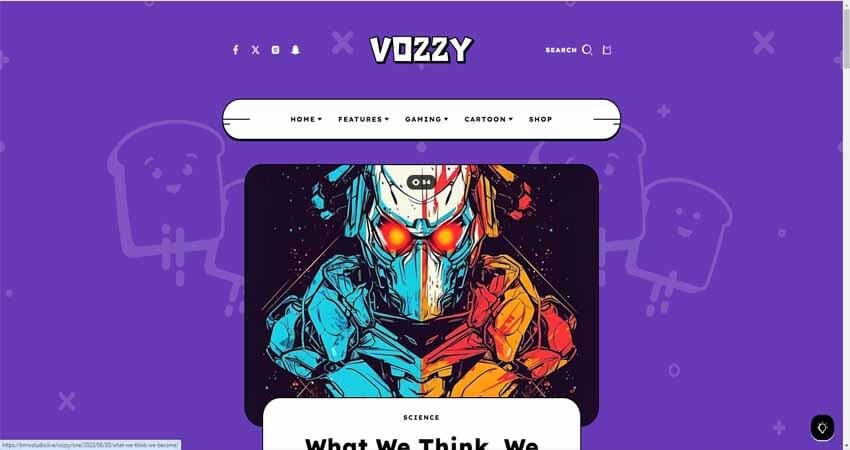 Vozzy-Modern Magazine WordPress Theme
