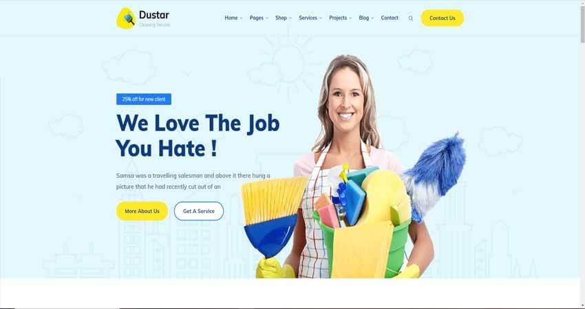 Duster- Cleaning Service Theme